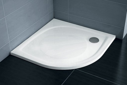 Cadita de dus semirotunda Ravak Elipso Pro 90x90cm  alb