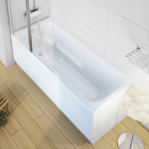 Cada baie rectangulara Ravak Concept Chrome 150x70cm  acril