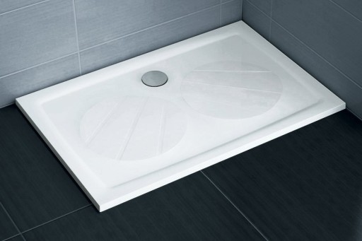 Cadita de dus rectangulara Ravak Gigant Pro 100x80cm  alb