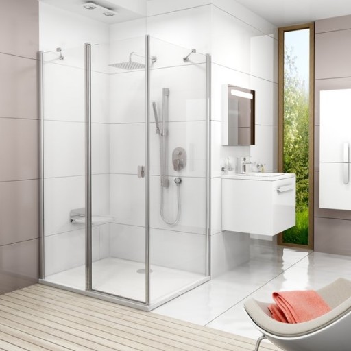 Perete lateral Ravak Concept Chrome CPS-90  90cm  crom mat