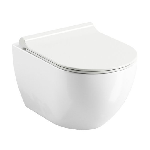 Vas WC suspendat Ravak Concept Chrome Uni RimOff  35.3x51x34.2cm