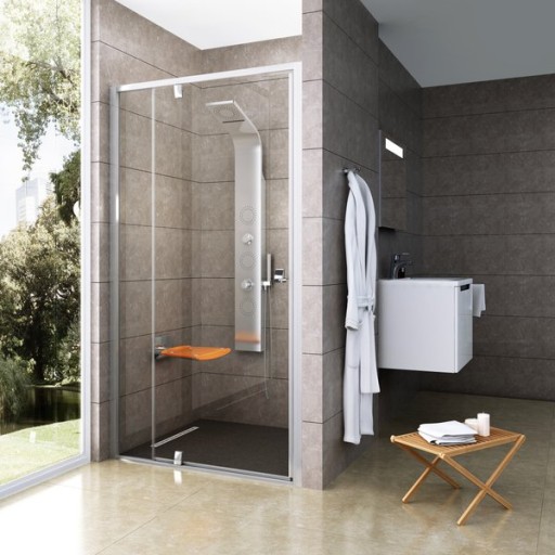 Usa de dus Ravak Pivot PDOP2 110cm  crom lucios