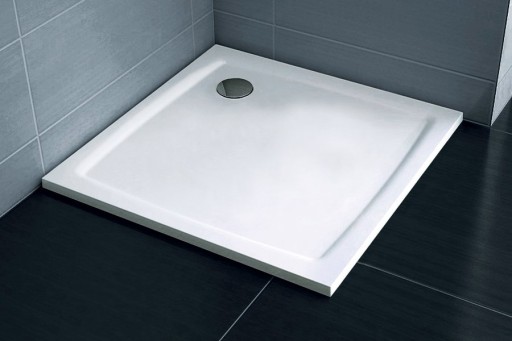 Cadita de dus patrata Ravak Perseus Pro Flat 90x90cm  alb