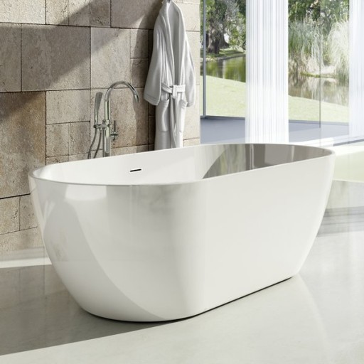 Cada freestanding Ravak Freedom O 169x80cm  alb