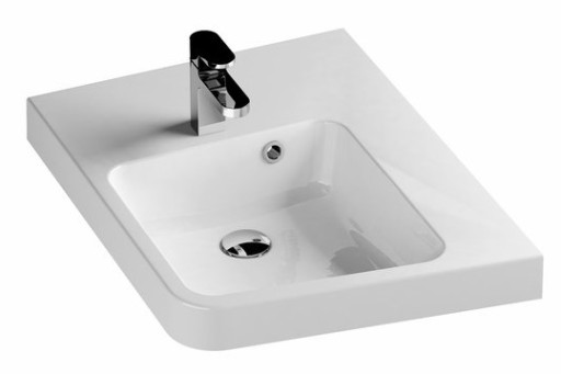 Lavoar de colt Ravak BeHappy II 50x66.5cm  dreapta  alb