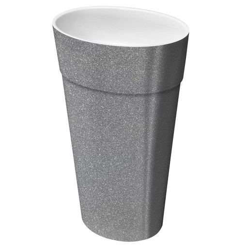 Lavoar free-standing Besco Uniqa Glam 32x46x84cm  Silver