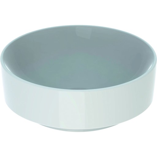 Lavoar rotund tip bol Geberit VariForm 40cm  fara orificiu baterie  fara preaplin  alb