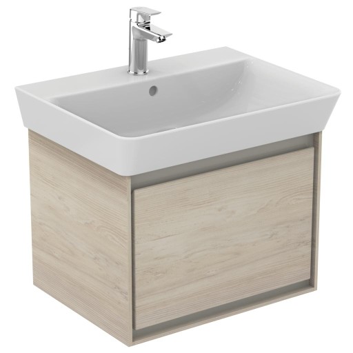 Dulap baza Ideal Standard Connect Air cu un sertar  53cm  maro deschis