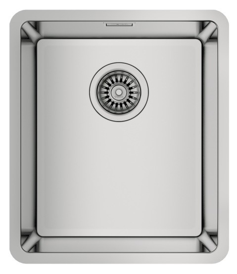 Chiuveta bucatarie Teka Be Linea RS15 34.40 cu 1 cuva  montare sub blat  380x440mm  inox