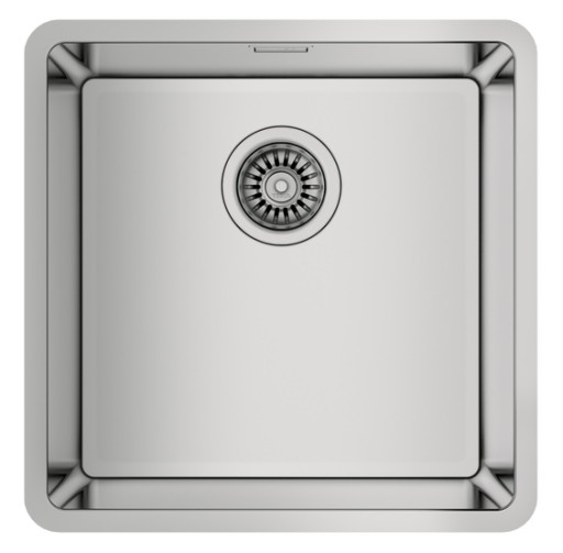Chiuveta bucatarie Teka Be Linea RS15 40.40 cu 1 cuva  montare sub blat  440x440cm  inox