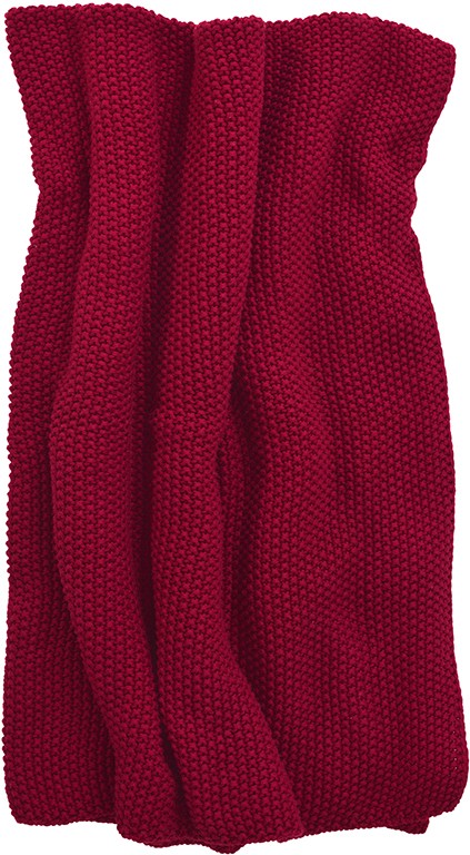 Pled Sander Knit 125x150cm  26 rosu burgund
