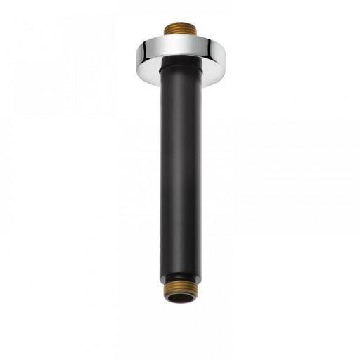 Brat de dus Kludi A-QA cu montare de tavan  150mm  negru mat