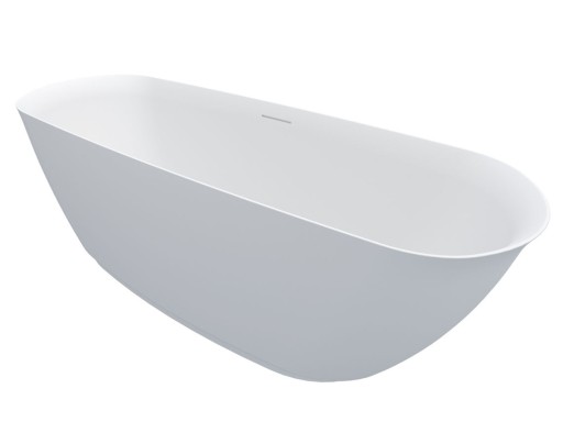 Cada freestanding Riho Bilo 165x77cm alb mat