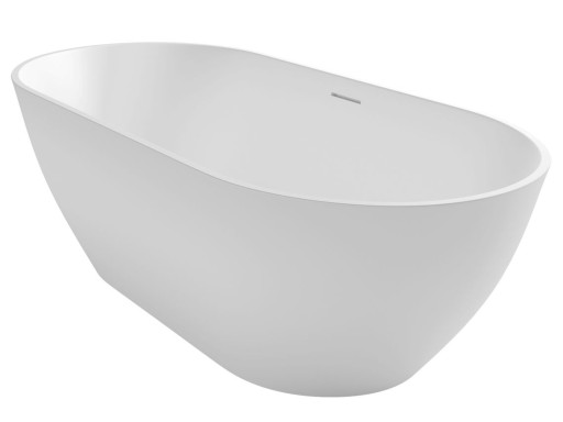 Cada freestanding Riho Bilbao 150x75cm alb mat