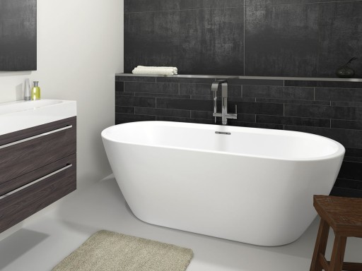 Cada freestanding Riho Inspire 160x75cm alba
