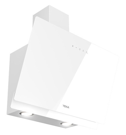 Hota Teka Easy DVN 64030 design vertical  2 trepte + Turbo  460 m3/h  60cm  timer  Sticla alba