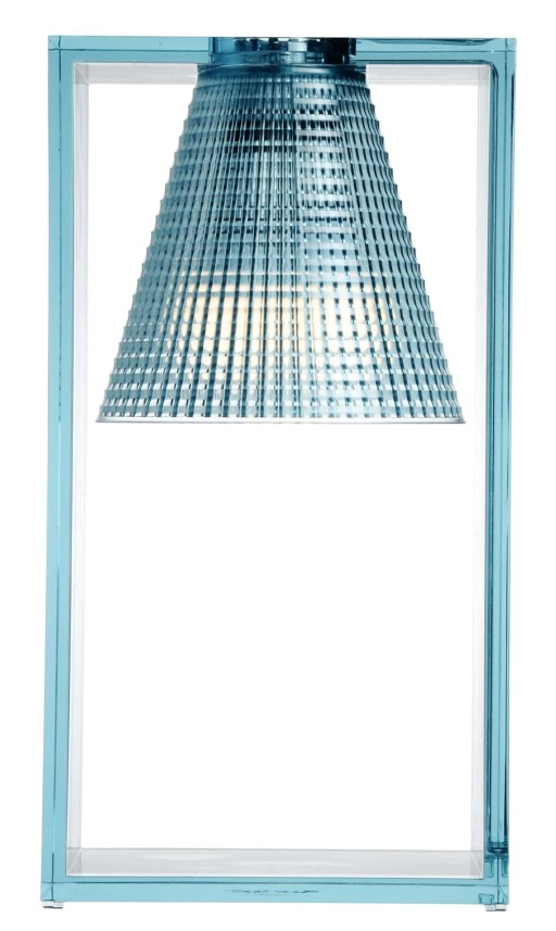 Veioza Kartell Light Air design Eugeni Quitllet  32x17x14cm  bleu transparent