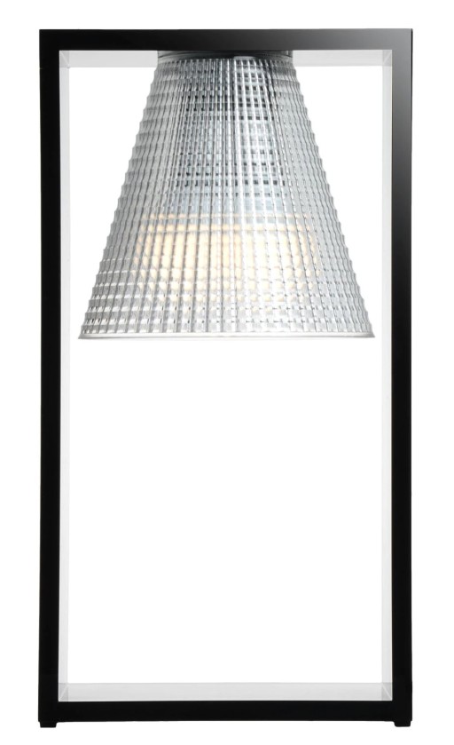 Veioza Kartell Light Air design Eugeni Quitllet  32x17x14cm  negru transparent