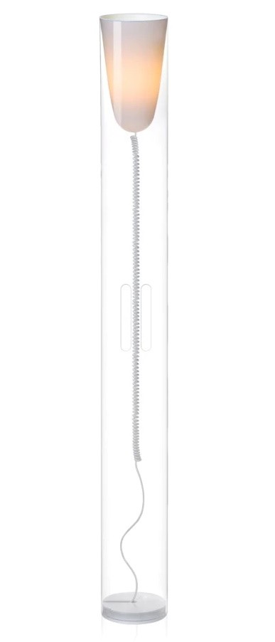 Lampadar Kartell Toobe design Ferruccio Laviani  h170cm  d20cm  transparent