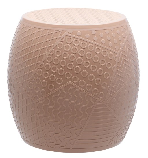 Masuta Kartell Roy design Alessandro Mendini  h43cm  d45cm  roz pudra