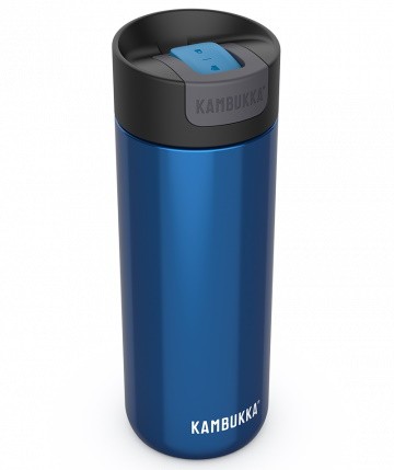 Cana termos Kambukka Olympus cu capac Switch  inox  500ml  Swirly Blue