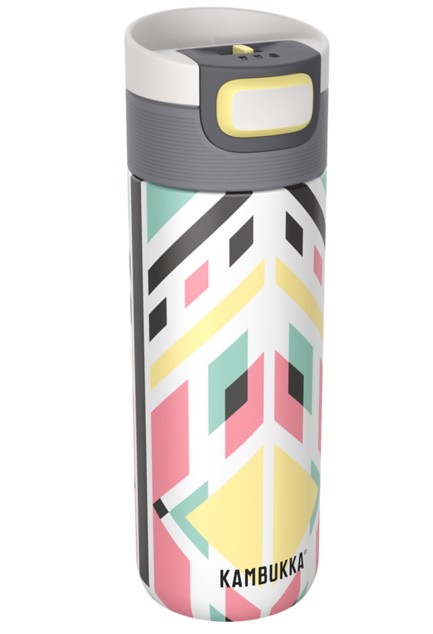 Cana termos Kambukka Etna cu capac 3 in 1 Snapclean  inox  500 ml  Tribal Shibori