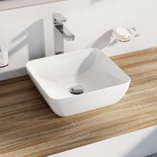 Lavoar tip bol Ravak Uni 380 S Slim  38x38x12.5cm  alb