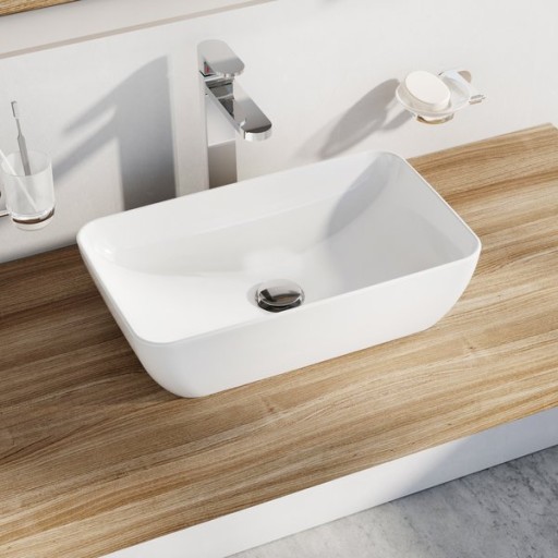 Lavoar tip bol Ravak Uni 500 R Slim  50x31x12.5cm  alb