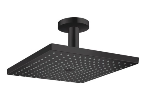 Palarie de dus Hansgrohe Raindance E300 Air  cu brat de tavan 158 mm  negru mat