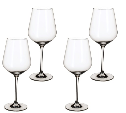Set 4 pahare vin rosu Villeroy & Boch La Divina Burgundy Goblet 243mm  0 68 litri