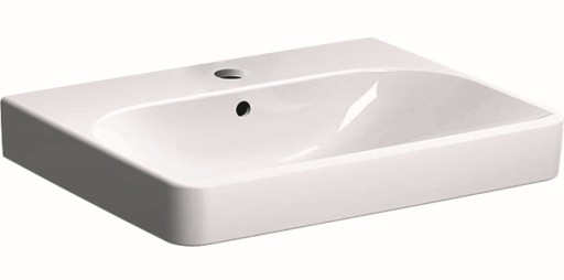 Lavoar Geberit Smyle Square 60x48cm  montare pe mobilier  alb