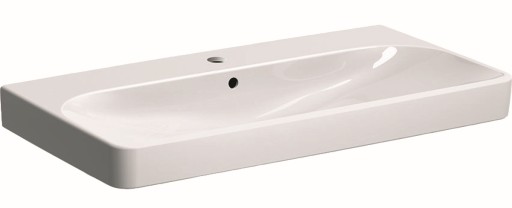 Lavoar Geberit Smyle Square 90x48cm  montare pe mobilier  alb