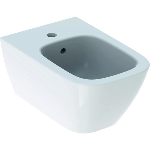 Bideu suspendat Geberit Smyle Square 35x54cm  prinderi ascunse