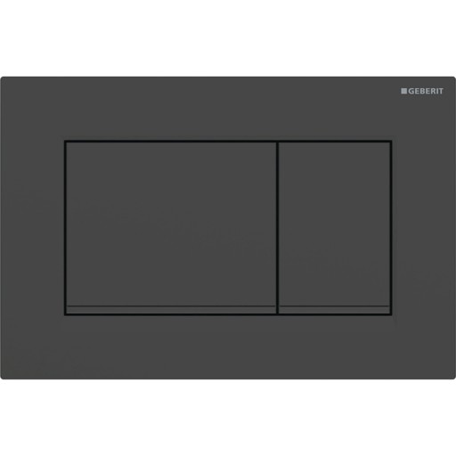 Clapeta actionare Geberit Sigma30 EasytoClean negru mat lacuit  detalii negru
