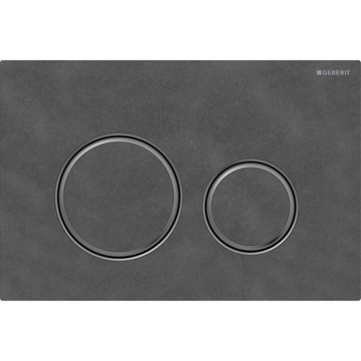 Clapeta actionare Geberit Sigma21 ardezie mustang  detalii crom negru