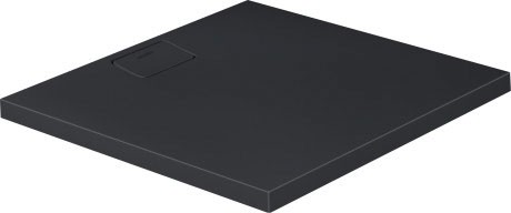 Cadita de dus dreptunghiulara Duravit Stonetto 90x90 cm  compozit antracit
