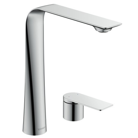 Baterie lavoar Duravit D.1 250 din doua elemente  montare pe lavoar  crom