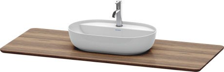 Blat lemn masiv pentru lavoar Duravit Luv 1388x595mm  nuc american