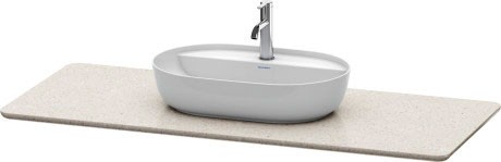 Blat compozit pentru lavoar Duravit Luv 1388x595mm  nisipiu structurat
