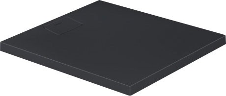 Cadita de dus dreptunghiulara Duravit Stonetto 80x90 cm  compozit antracit