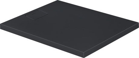Cadita de dus dreptunghiulara Duravit Stonetto 80x100 cm  compozit antracit
