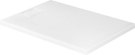 Cadita de dus dreptunghiulara Duravit Stonetto 80x120 cm  compozit alb