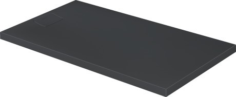 Cadita de dus dreptunghiulara Duravit Stonetto 80x140 cm  compozit antracit