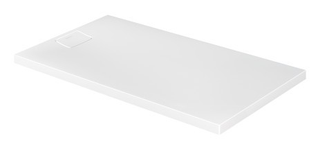 Cadita de dus dreptunghiulara Duravit Stonetto 80x140 cm  compozit alb