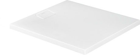 Cadita de dus dreptunghiulara Duravit Stonetto 90x100 cm  compozit alb