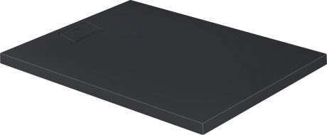 Cadita de dus dreptunghiulara Duravit Stonetto 90x120 cm  compozit antracit