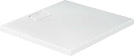 Cadita de dus dreptunghiulara Duravit Stonetto 90x90 cm  compozit alb