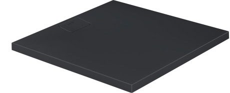 Cadita de dus dreptunghiulara Duravit Stonetto 100x100 cm  compozit antracit
