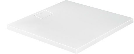Cadita de dus dreptunghiulara Duravit Stonetto 100x100 cm  compozit alb