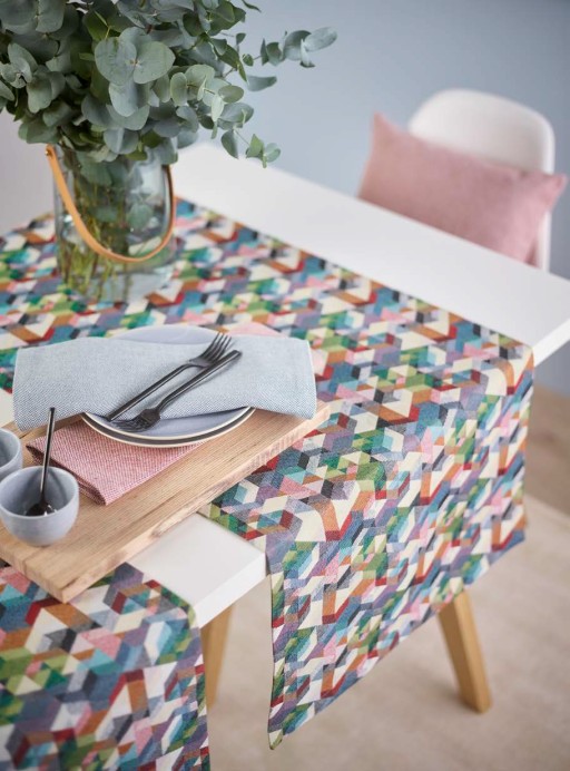 Napron Sander Jacquards Cubes 50x140cm  40 original